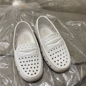 Kids Floafers Size 7 Toddler Pool Beach Shoes Waterproof Foam White